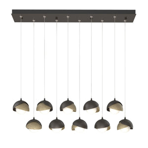 Hubbardton Forge - 131205-SKT-STND-14-84-GG0711 - LED Pendant - Brooklyn - Oil Rubbed Bronze