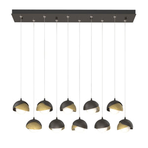 Hubbardton Forge - 131205-SKT-STND-14-86-GG0711 - LED Pendant - Brooklyn - Oil Rubbed Bronze