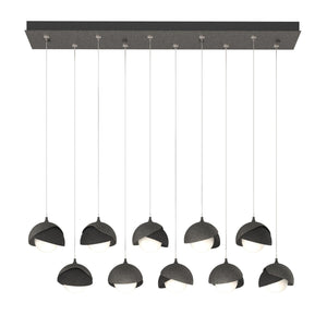 Hubbardton Forge - 131205-SKT-STND-20-10-GG0711 - LED Pendant - Brooklyn - Natural Iron