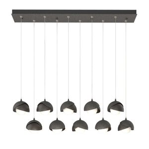Hubbardton Forge - 131205-SKT-STND-20-14-GG0711 - LED Pendant - Brooklyn - Natural Iron