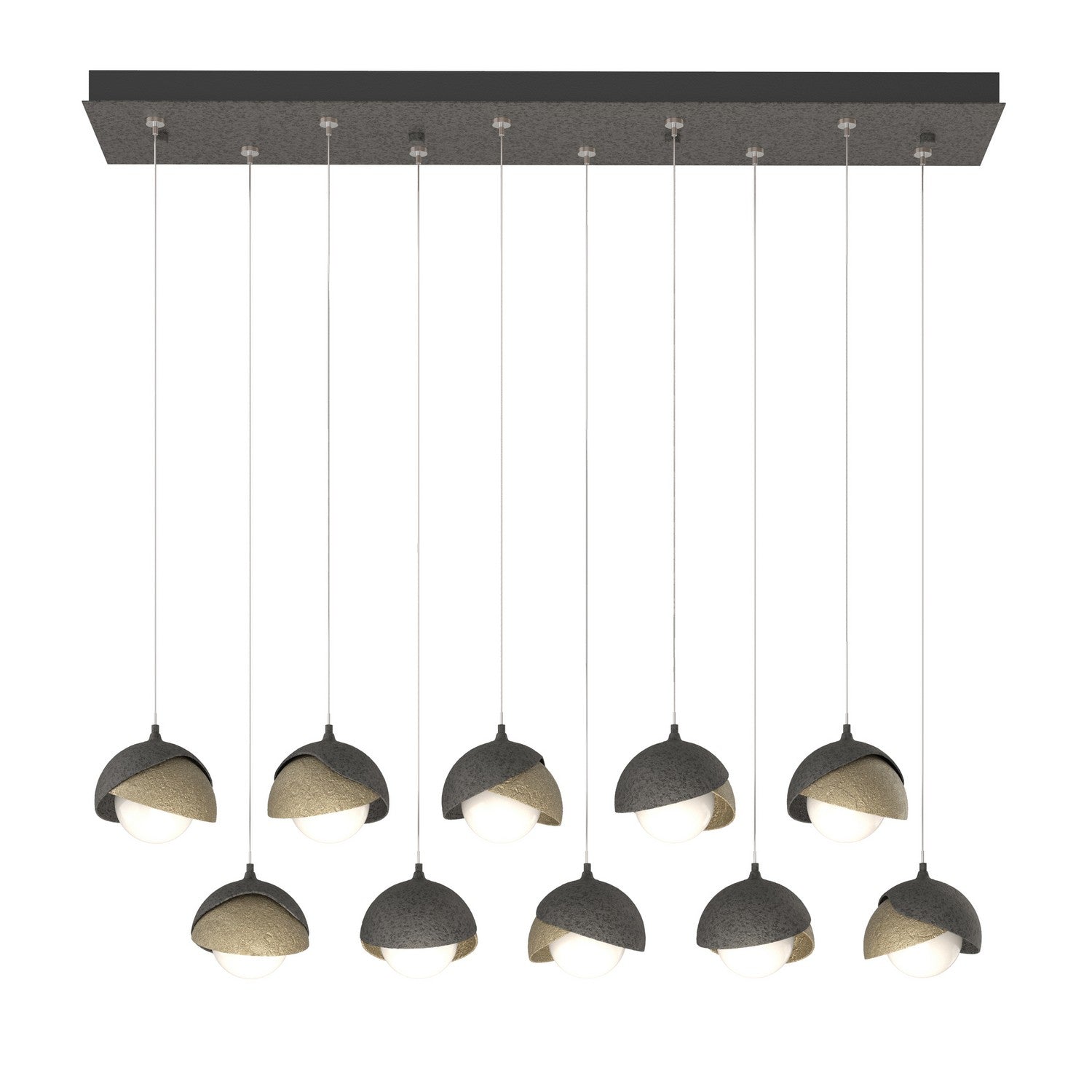 Hubbardton Forge - 131205-SKT-STND-20-84-GG0711 - LED Pendant - Brooklyn - Natural Iron