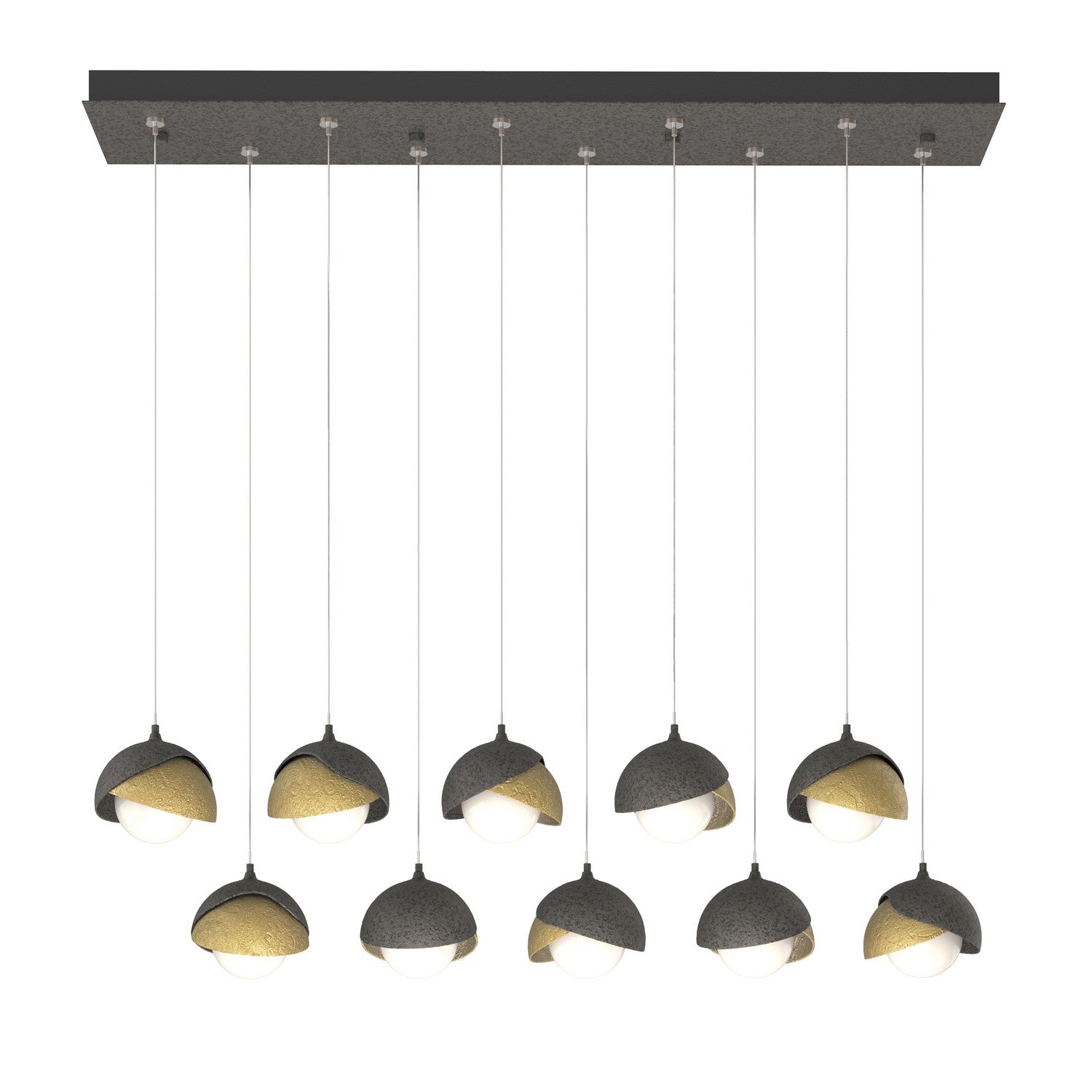 Hubbardton Forge - 131205-SKT-STND-20-86-GG0711 - LED Pendant - Brooklyn - Natural Iron
