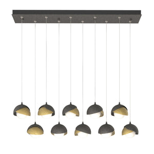 Hubbardton Forge - 131205-SKT-STND-20-86-GG0711 - LED Pendant - Brooklyn - Natural Iron