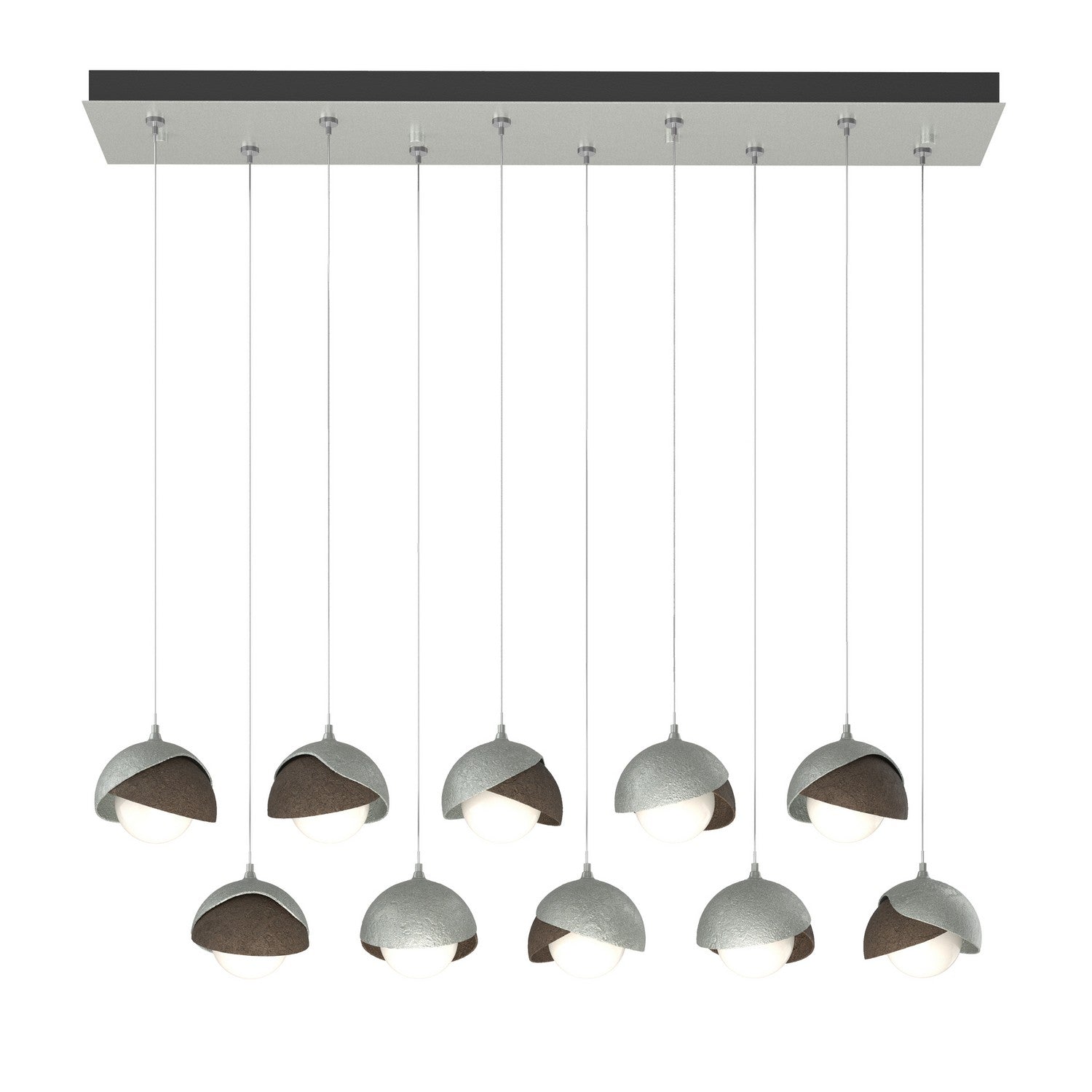 Hubbardton Forge - 131205-SKT-STND-82-05-GG0711 - LED Pendant - Brooklyn - Vintage Platinum