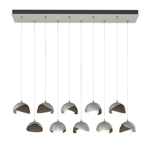 Hubbardton Forge - 131205-SKT-STND-82-05-GG0711 - LED Pendant - Brooklyn - Vintage Platinum