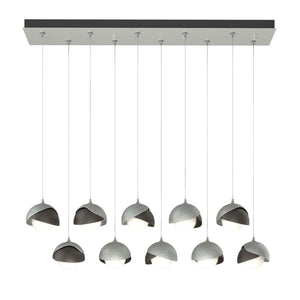 Hubbardton Forge - 131205-SKT-STND-82-14-GG0711 - LED Pendant - Brooklyn - Vintage Platinum