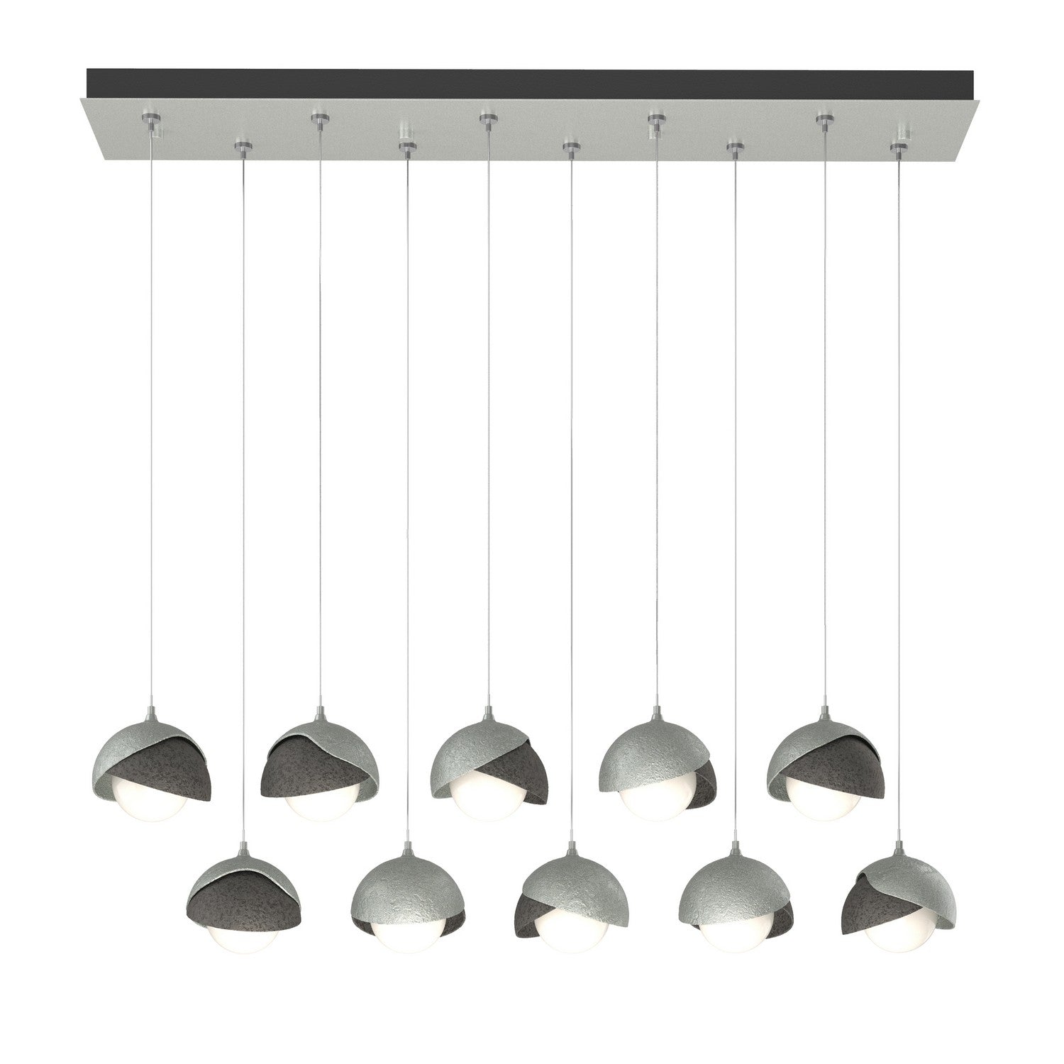 Hubbardton Forge - 131205-SKT-STND-82-20-GG0711 - LED Pendant - Brooklyn - Vintage Platinum