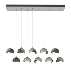 Hubbardton Forge - 131205-SKT-STND-82-20-GG0711 - LED Pendant - Brooklyn - Vintage Platinum
