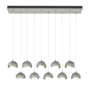 Hubbardton Forge - 131205-SKT-STND-82-85-GG0711 - LED Pendant - Brooklyn - Vintage Platinum