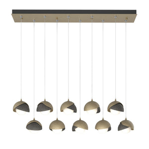 Hubbardton Forge - 131205-SKT-STND-84-20-GG0711 - LED Pendant - Brooklyn - Soft Gold