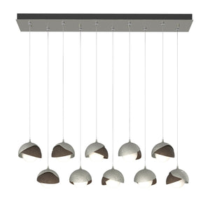 Hubbardton Forge - 131205-SKT-STND-85-05-GG0711 - LED Pendant - Brooklyn - Sterling