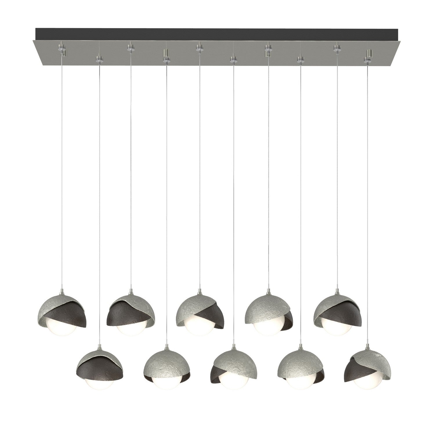 Hubbardton Forge - 131205-SKT-STND-85-14-GG0711 - LED Pendant - Brooklyn - Sterling