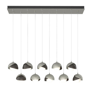 Hubbardton Forge - 131205-SKT-STND-85-14-GG0711 - LED Pendant - Brooklyn - Sterling