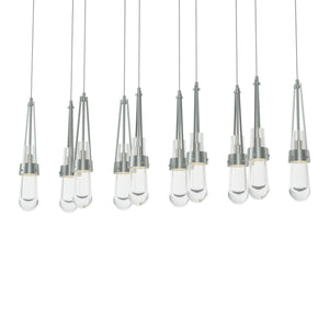 Hubbardton Forge - 131207-SKT-LONG-82-ZM0434 - LED Pendant - Link - Vintage Platinum