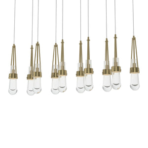 Hubbardton Forge - 131207-SKT-LONG-86-ZM0434 - LED Pendant - Link - Modern Brass