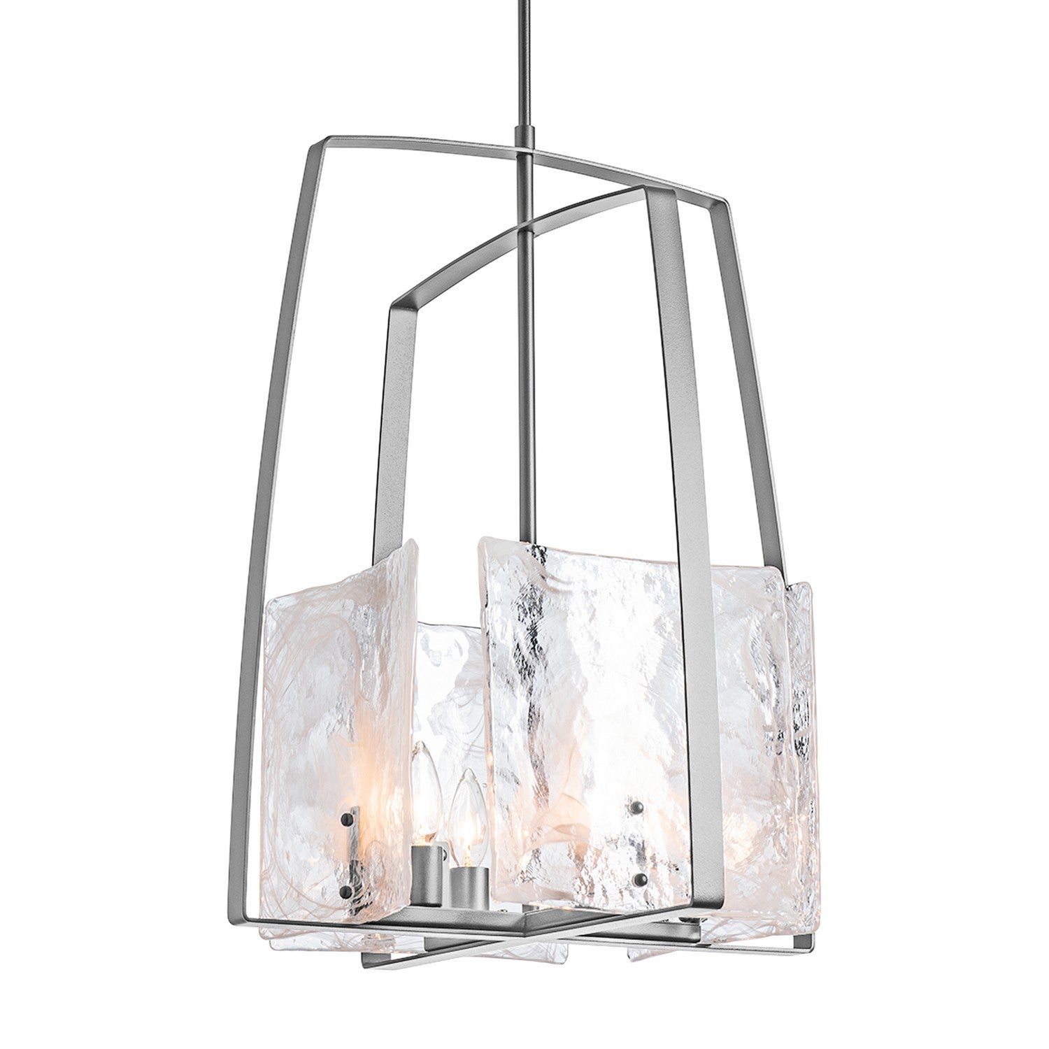 Hubbardton Forge - 131310-SKT-MULT-82-YR0699 - Four Light Pendant - Arc - Vintage Platinum