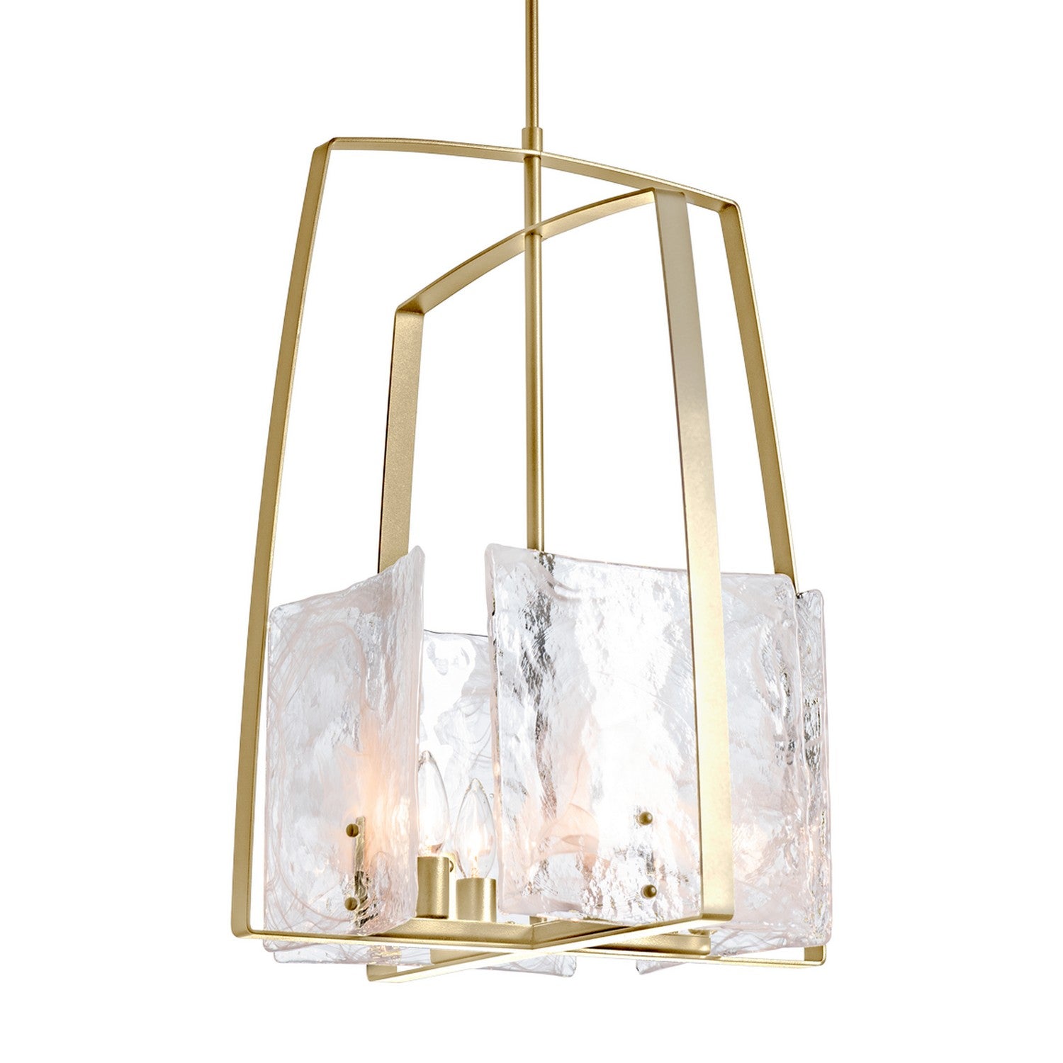 Hubbardton Forge - 131310-SKT-MULT-86-YR0699 - Four Light Pendant - Arc - Modern Brass