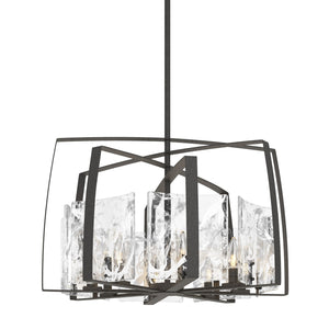 Hubbardton Forge - 131312-SKT-MULT-20-YR0699 - Eight Light Pendant - Arc - Natural Iron