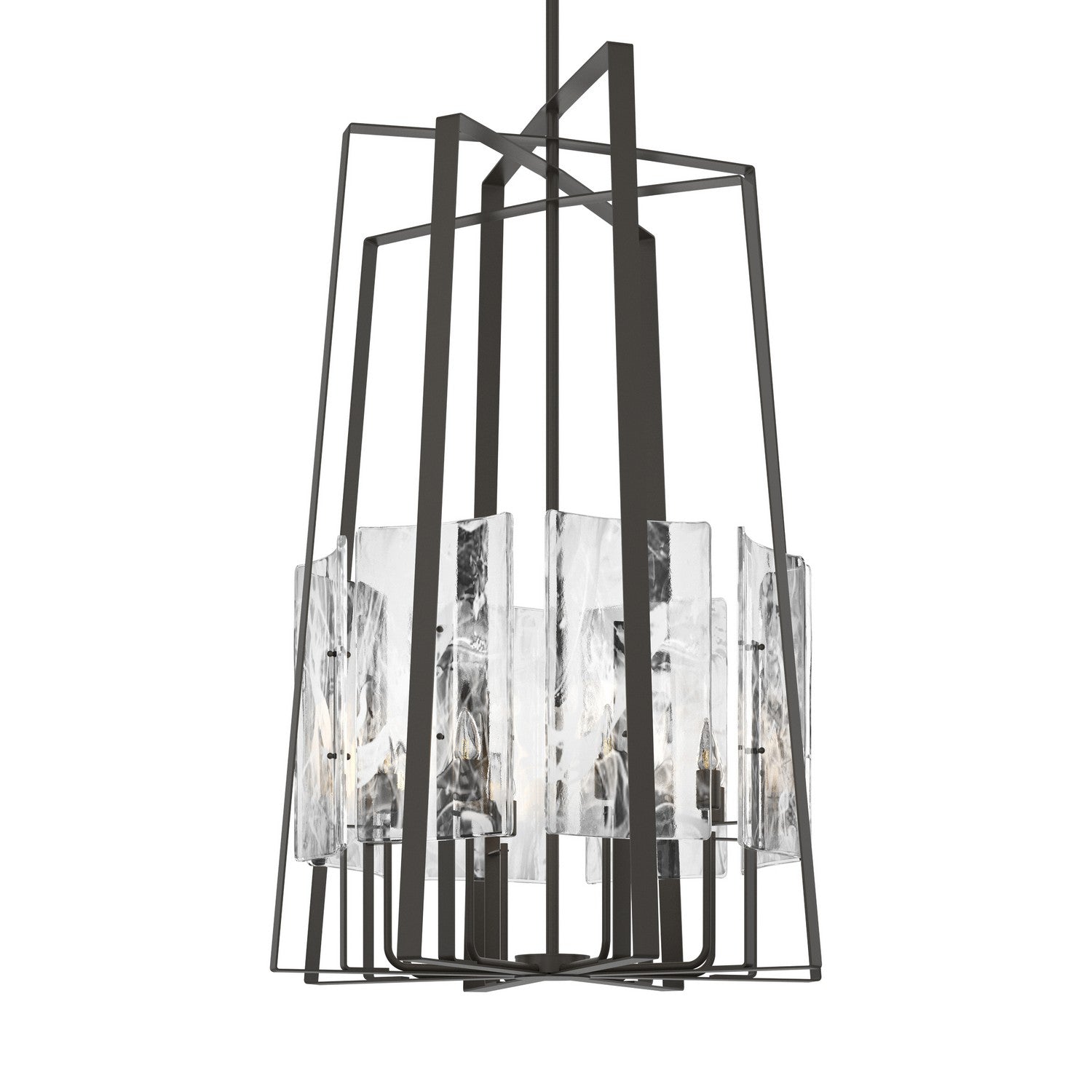 Hubbardton Forge - 131313-SKT-MULT-07-YR0729 - Eight Light Pendant - Arc - Dark Smoke