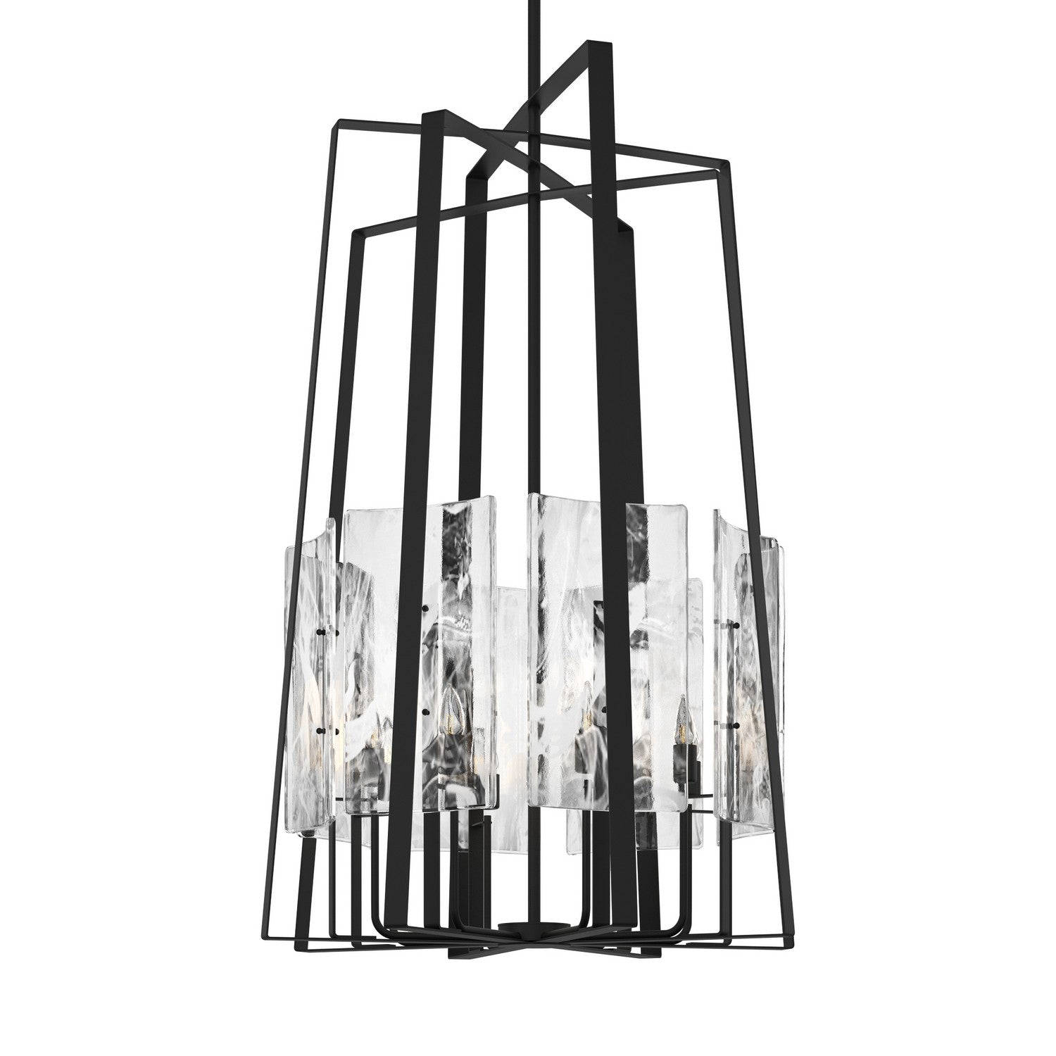 Hubbardton Forge - 131313-SKT-MULT-10-YR0729 - Eight Light Pendant - Arc - Black