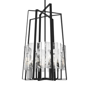 Hubbardton Forge - 131313-SKT-MULT-10-YR0729 - Eight Light Pendant - Arc - Black