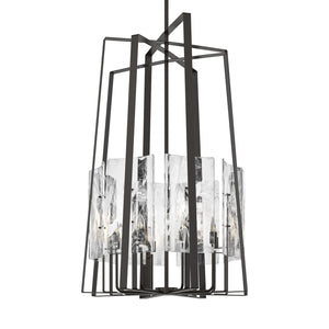 Hubbardton Forge - 131313-SKT-MULT-14-YR0729 - Eight Light Pendant - Arc - Oil Rubbed Bronze