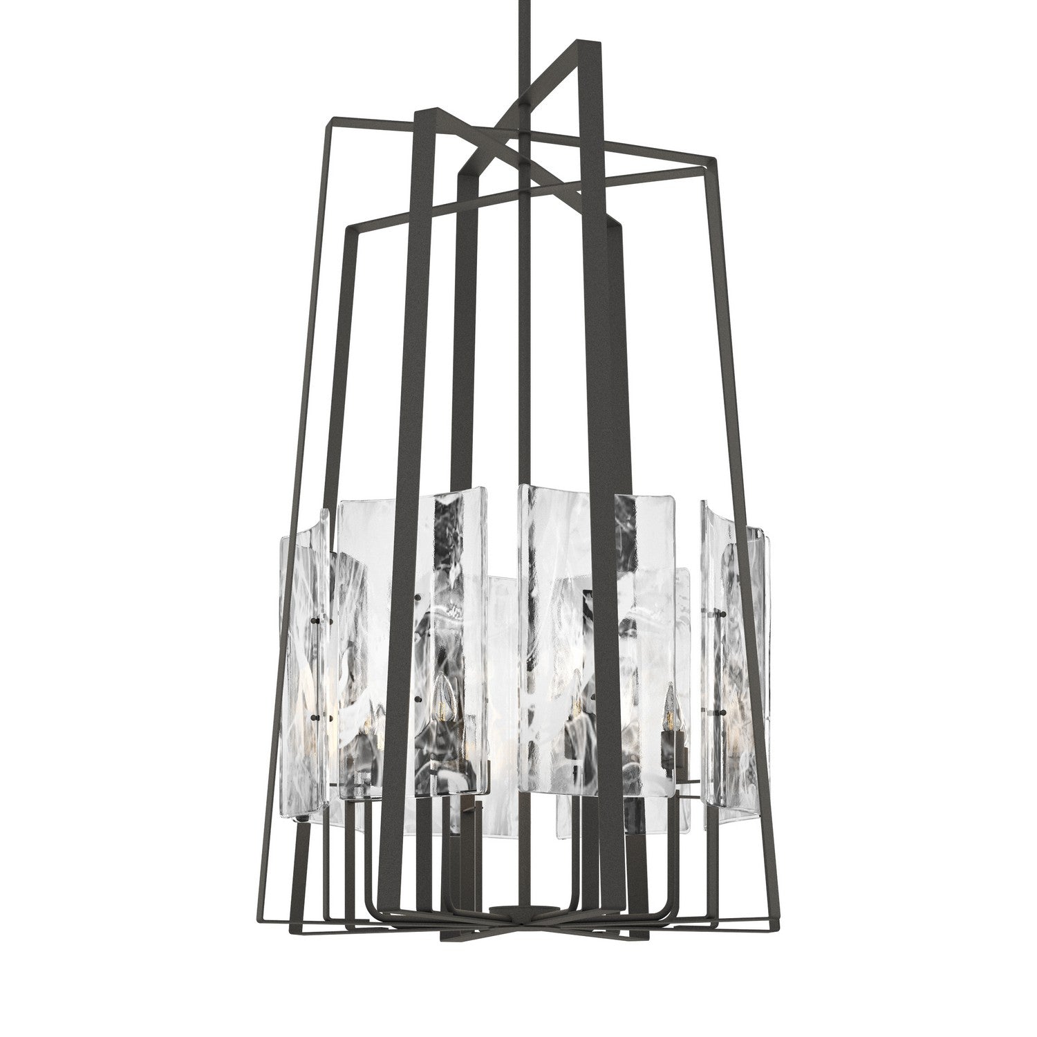 Hubbardton Forge - 131313-SKT-MULT-20-YR0729 - Eight Light Pendant - Arc - Natural Iron