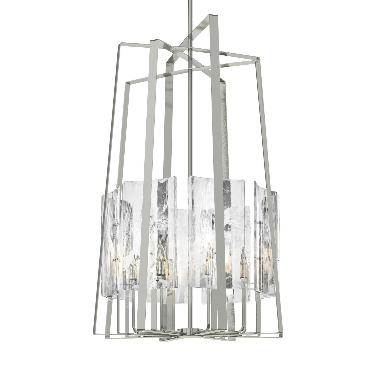 Hubbardton Forge - 131313-SKT-MULT-85-YR0729 - Eight Light Pendant - Arc - Sterling