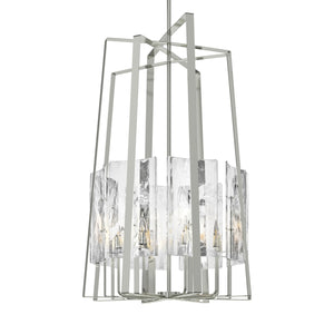 Hubbardton Forge - 131313-SKT-MULT-85-YR0729 - Eight Light Pendant - Arc - Sterling