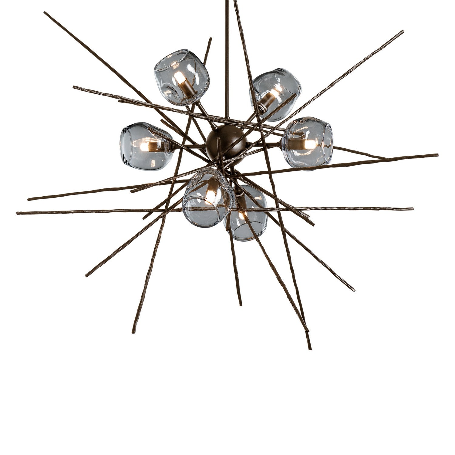 Hubbardton Forge - 131590-SKT-MULT-05-YL0709 - Griffin Starburst Pendant - Griffin - Bronze