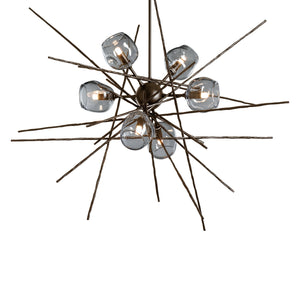 Hubbardton Forge - 131590-SKT-MULT-05-YL0709 - Six Light Pendant - Griffin - Bronze