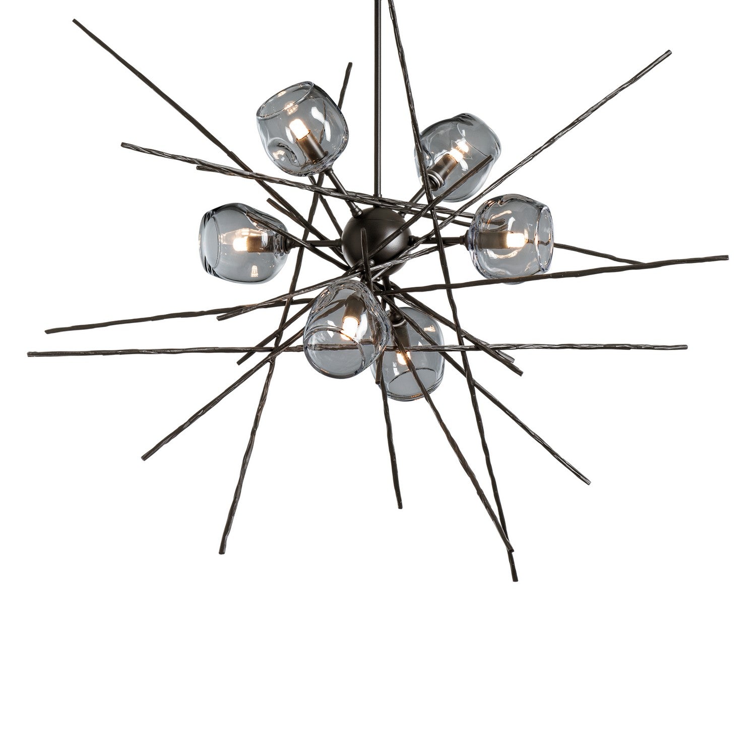 Hubbardton Forge - 131590-SKT-MULT-14-YL0709 - Six Light Pendant - Griffin - Oil Rubbed Bronze