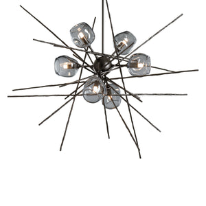Hubbardton Forge - 131590-SKT-MULT-14-YL0709 - Six Light Pendant - Griffin - Oil Rubbed Bronze