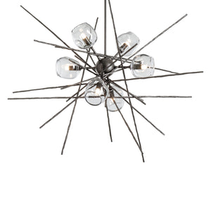 Hubbardton Forge - 131590-SKT-MULT-20-ZM0709 - Six Light Pendant - Griffin - Natural Iron