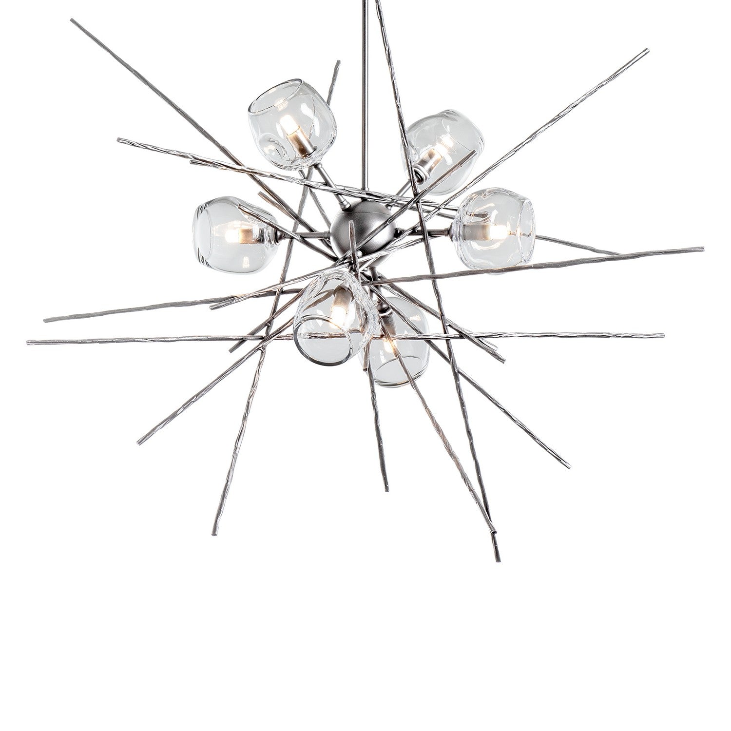 Hubbardton Forge - 131590-SKT-MULT-85-ZM0709 - Griffin Starburst Pendant - Griffin - Sterling