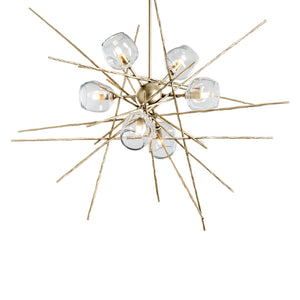 Hubbardton Forge - 131590-SKT-MULT-86-ZM0709 - Six Light Pendant - Griffin - Modern Brass