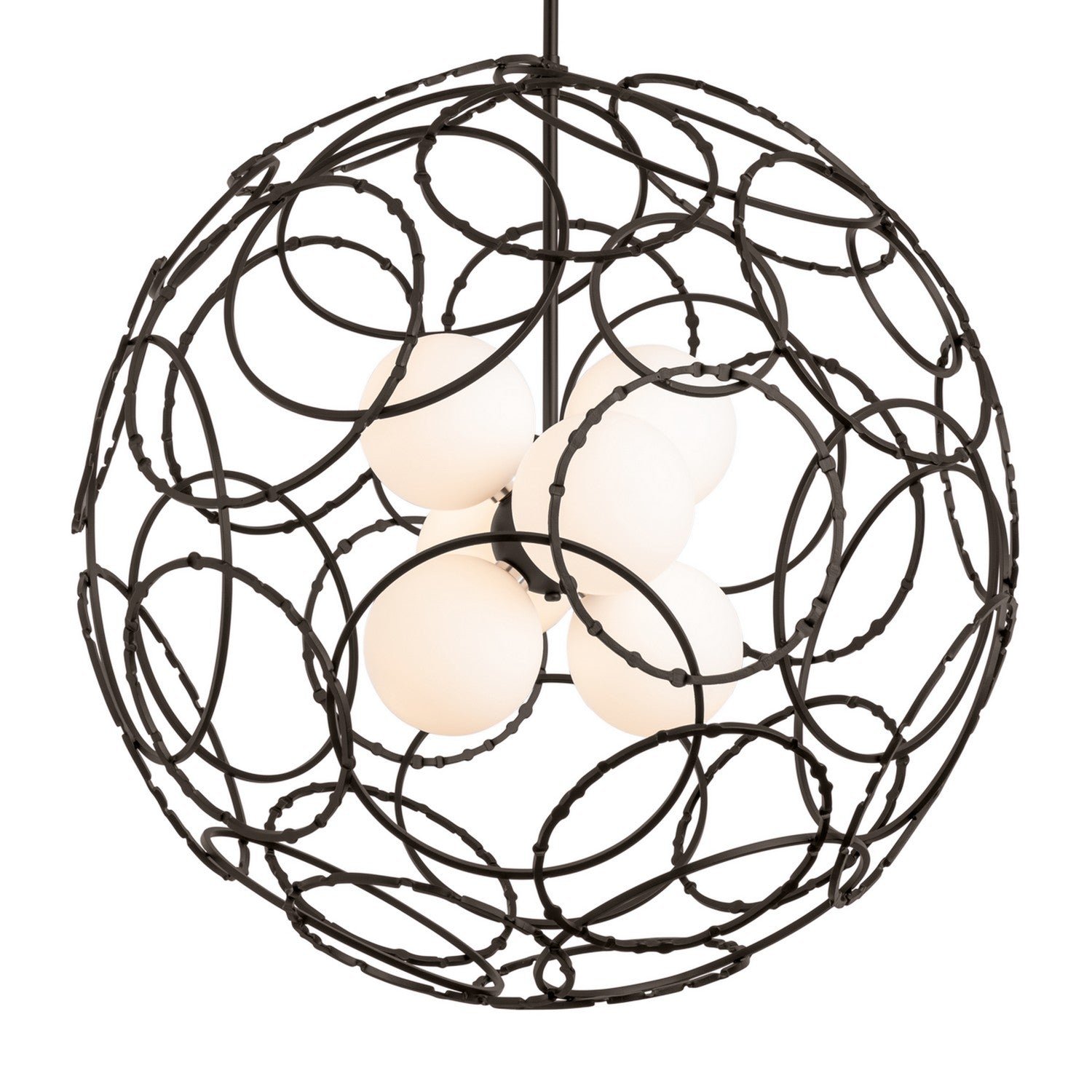 Hubbardton Forge - 131602-SKT-MULT-07-GG0677 - Olympus Orb Pendant - Olympus - Dark Smoke