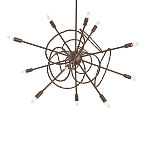 Hubbardton Forge - 131604-SKT-MULT-05 - 12 Light Pendant - Olympus - Bronze