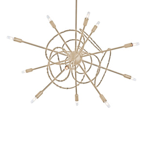 Hubbardton Forge - 131604-SKT-MULT-84 - 12 Light Pendant - Olympus - Soft Gold