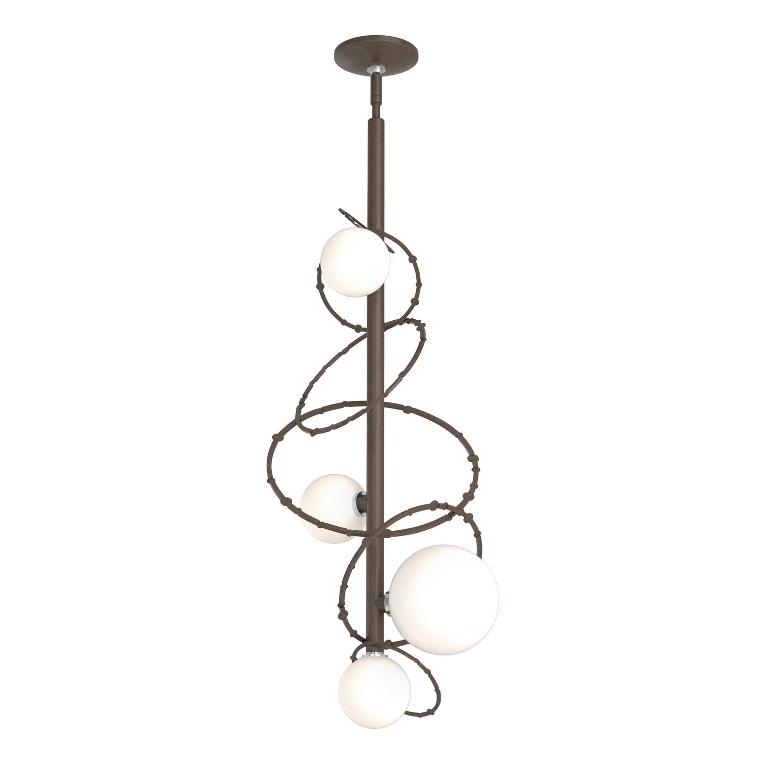 Hubbardton Forge - 131606-SKT-MULT-05-GG0712 - Four Light Pendant - Olympus - Bronze