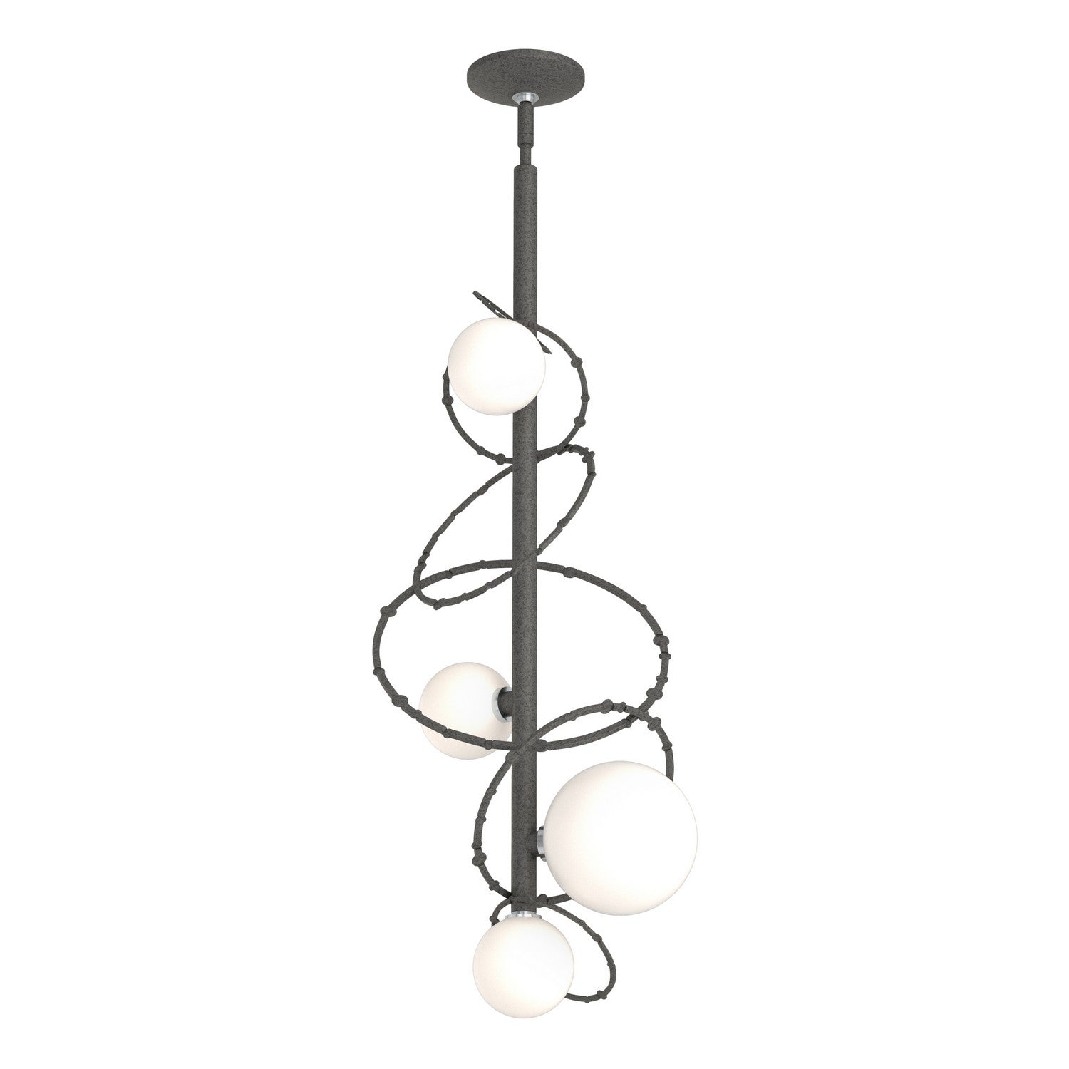 Hubbardton Forge - 131606-SKT-MULT-20-GG0712 - Four Light Pendant - Olympus - Natural Iron