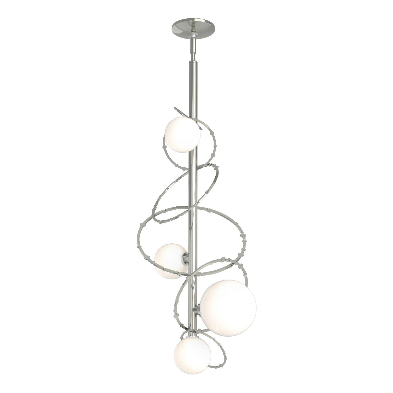 Hubbardton Forge - 131606-SKT-MULT-85-GG0712 - Four Light Pendant - Olympus - Sterling