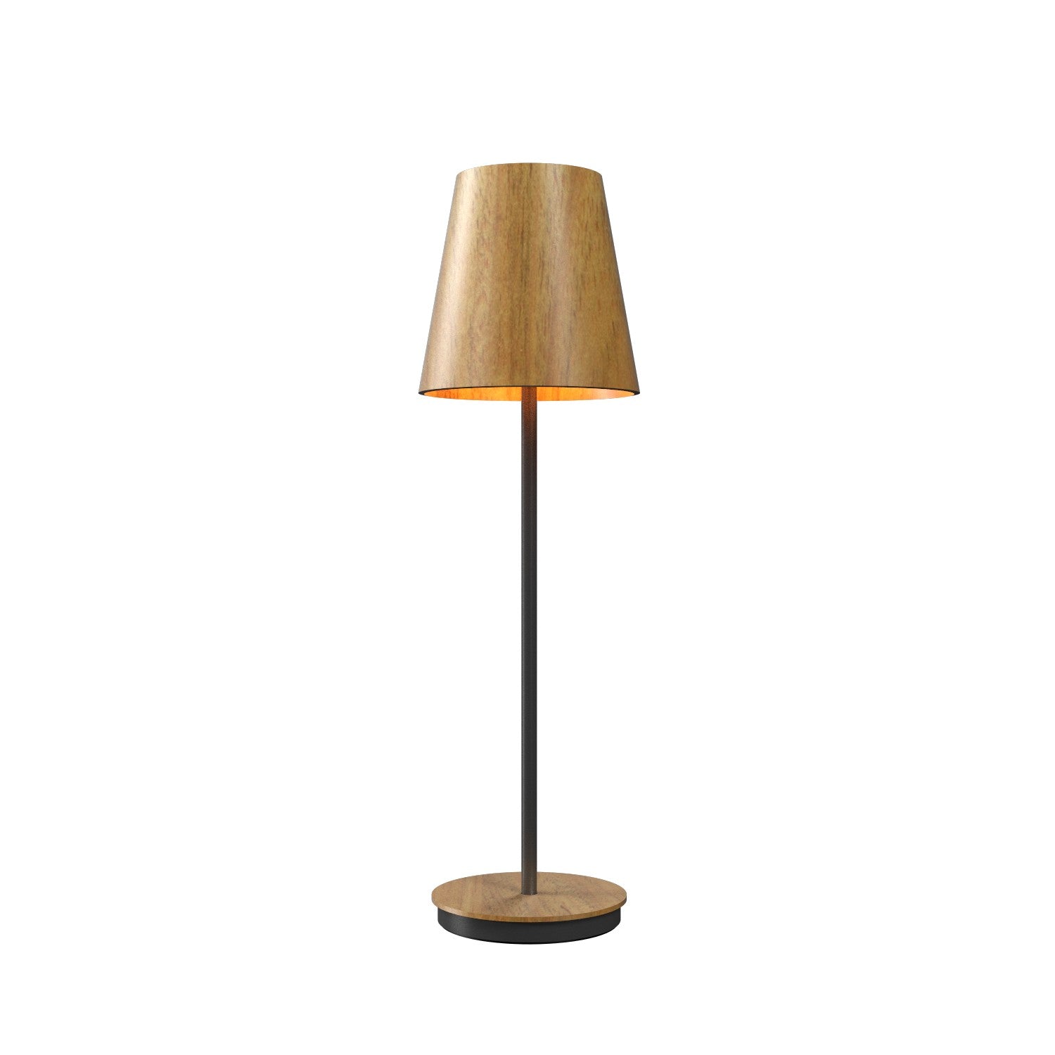 Accord Lighting - 7078.09 - One Light Table Lamp - Conical - Louro Freijo