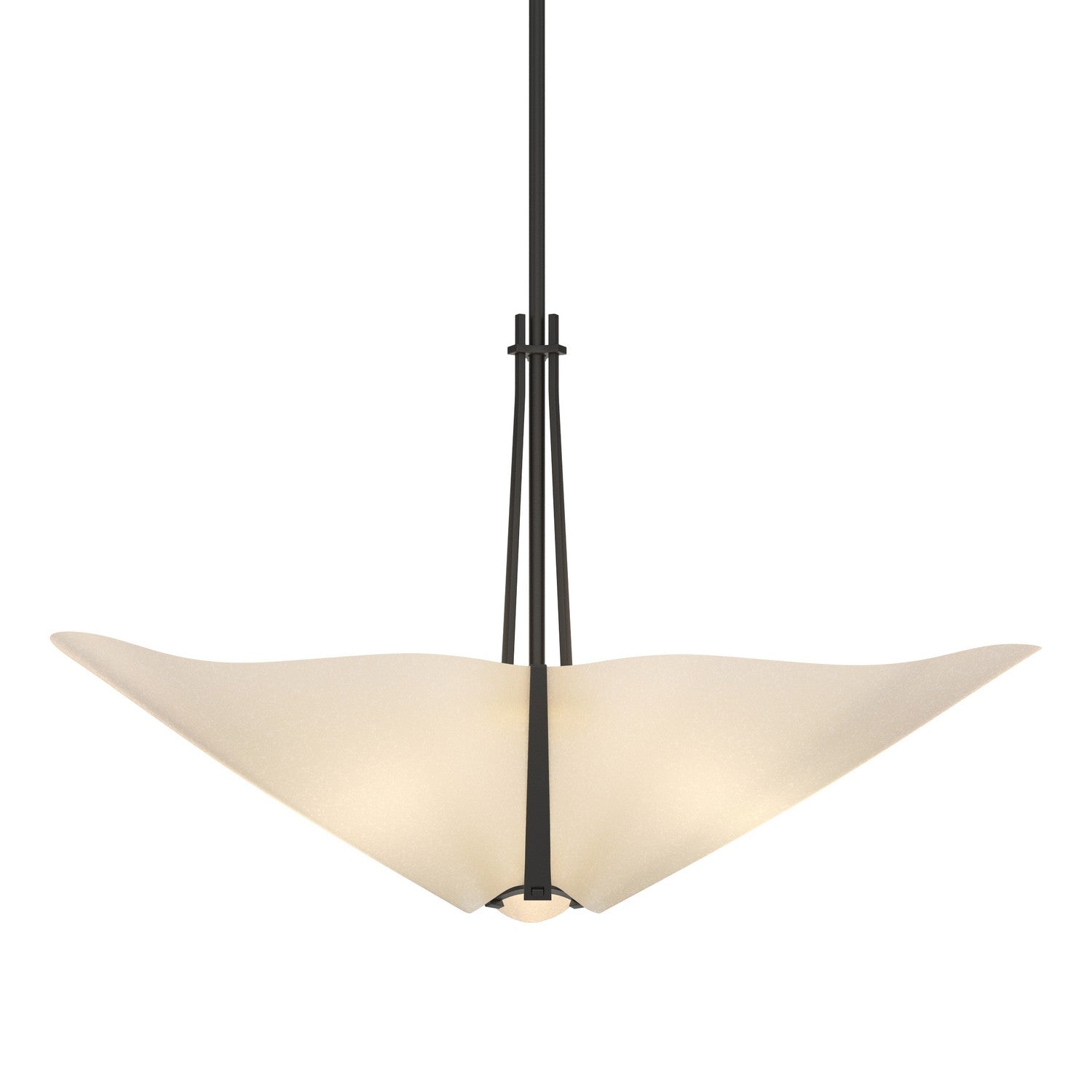 Hubbardton Forge - 133303-SKT-MULT-10-SH1994 - Three Light Pendant - Kirigami - Black