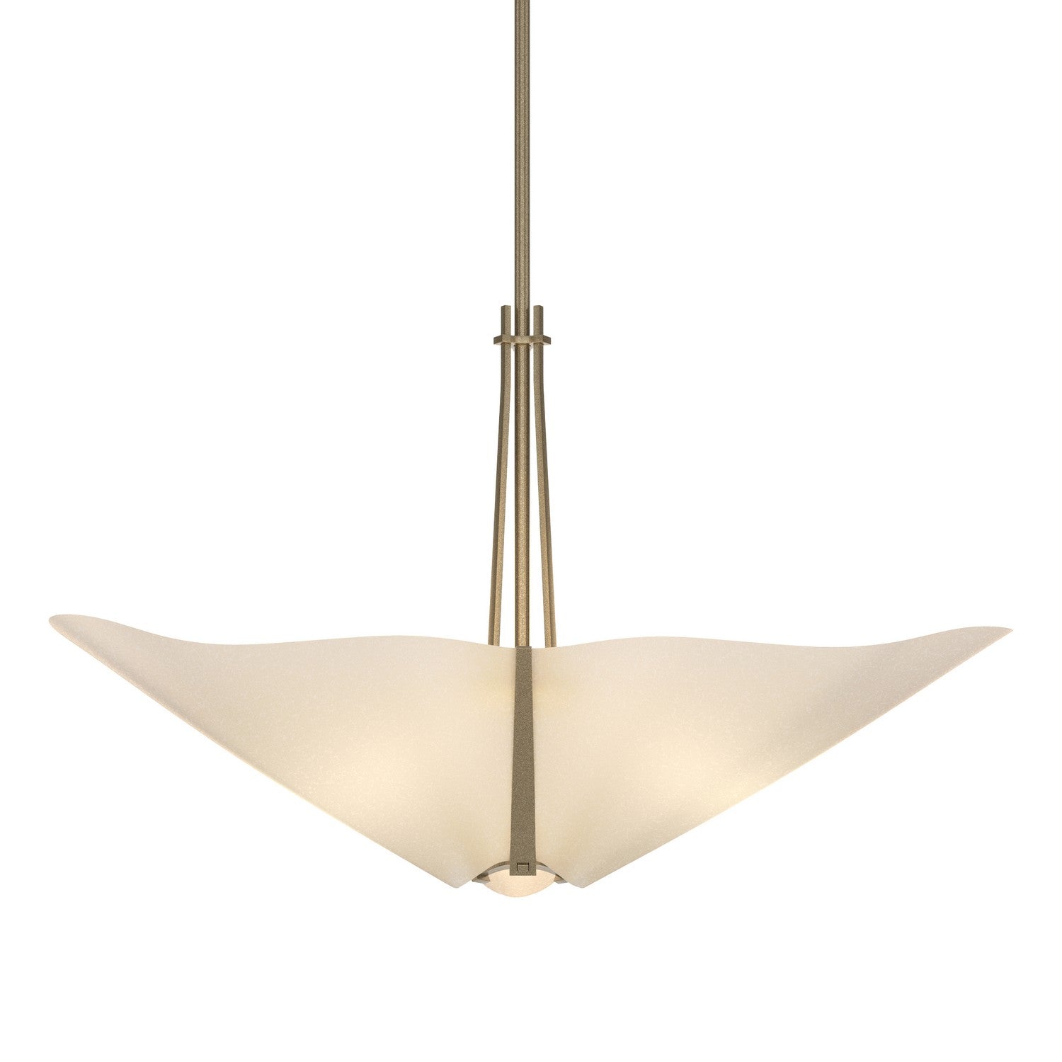 Hubbardton Forge - 133303-SKT-MULT-84-SH1994 - Three Light Pendant - Kirigami - Soft Gold