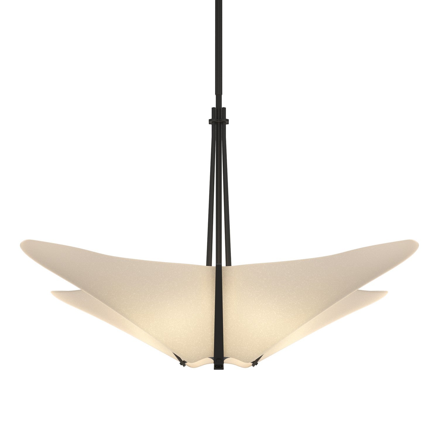 Hubbardton Forge - 133305-SKT-MULT-10-SH1995 - Four Light Pendant - Kirigami - Black