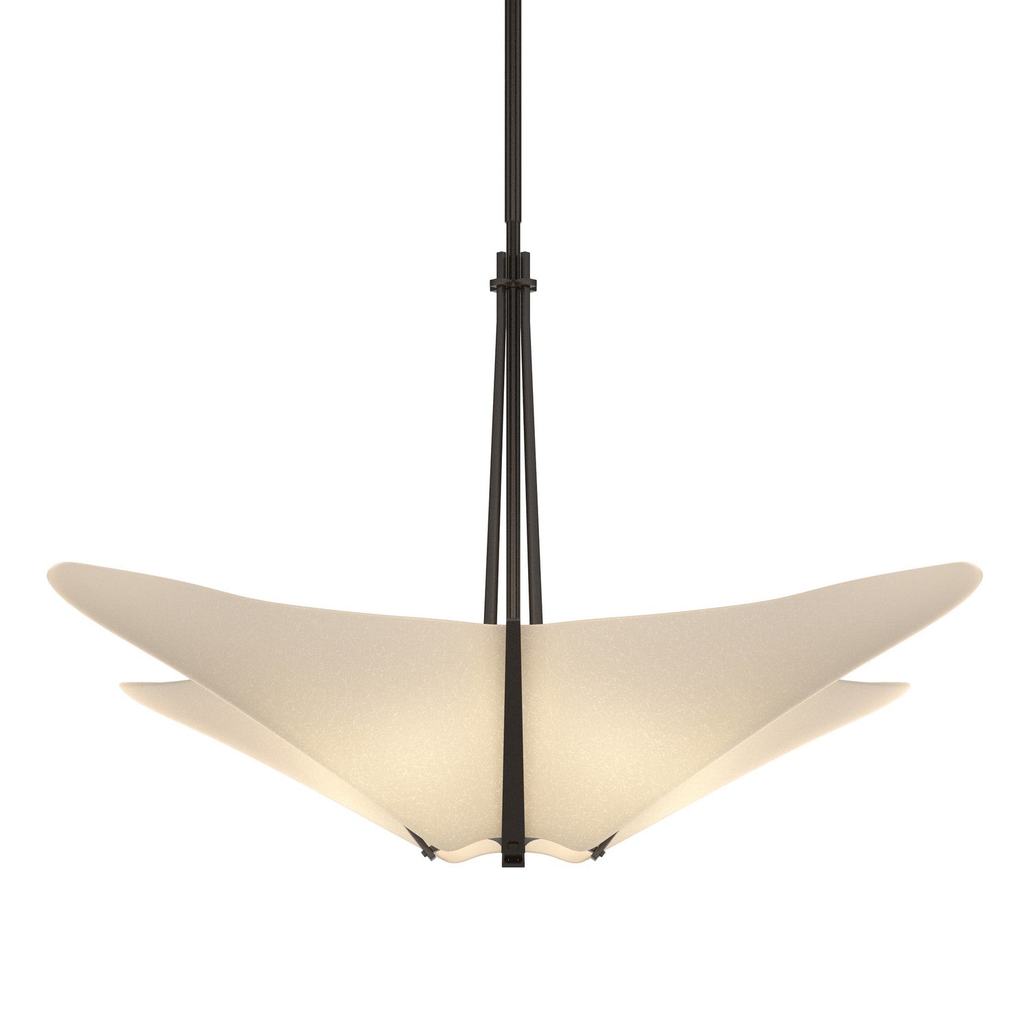 Hubbardton Forge - 133305-SKT-MULT-14-SH1995 - Four Light Pendant - Kirigami - Oil Rubbed Bronze