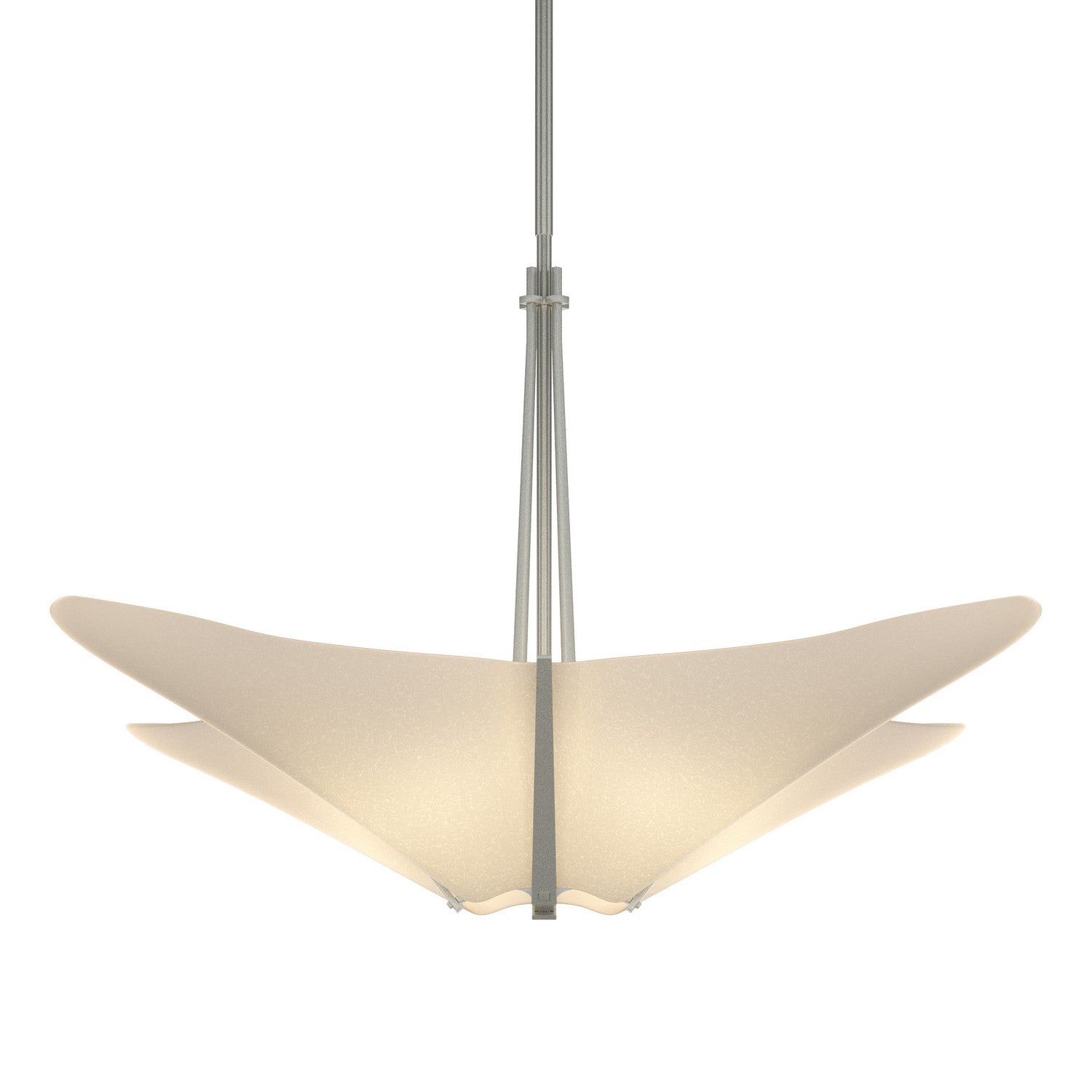 Hubbardton Forge - 133305-SKT-MULT-82-SH1995 - Four Light Pendant - Kirigami - Vintage Platinum