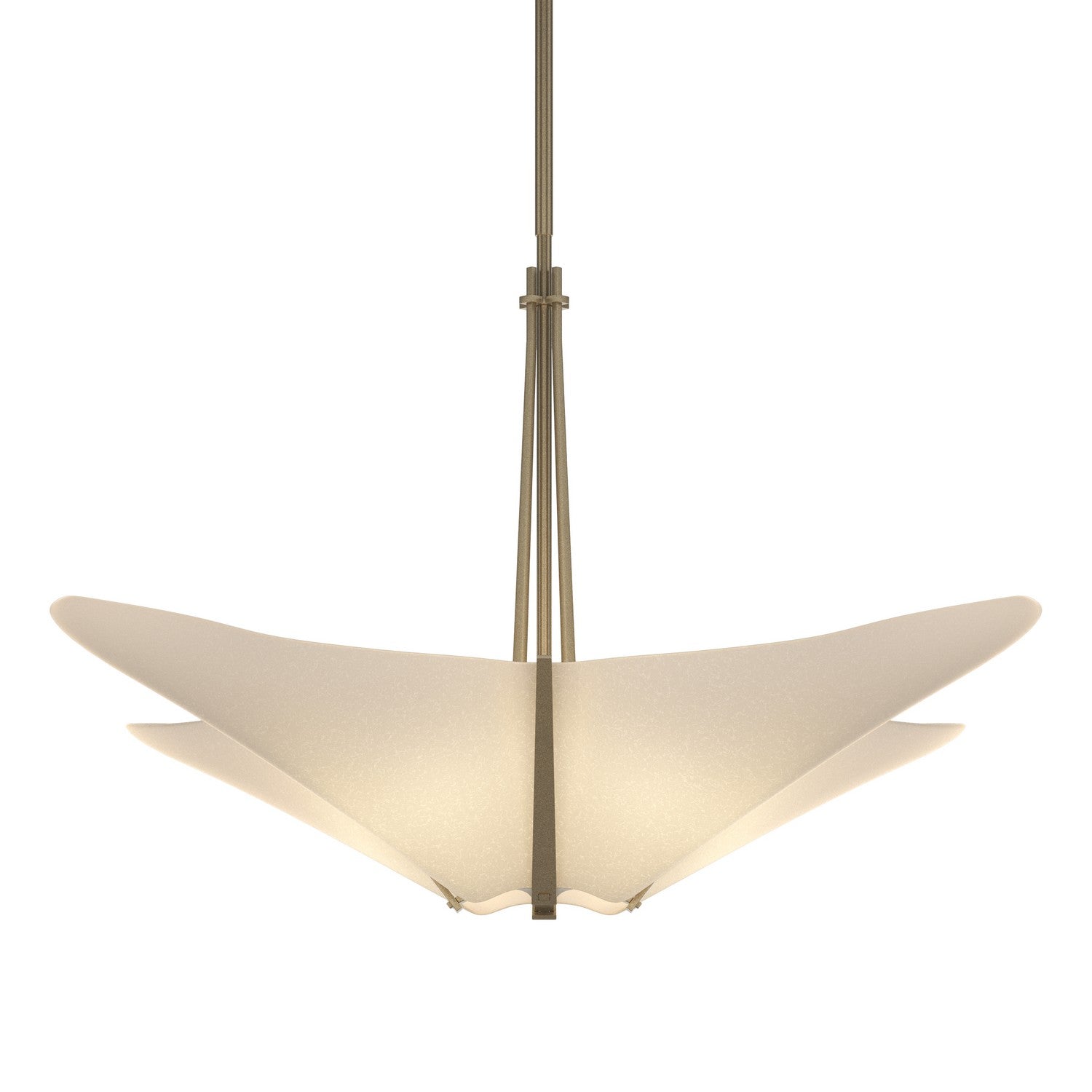 Hubbardton Forge - 133305-SKT-MULT-84-SH1995 - Four Light Pendant - Kirigami - Soft Gold