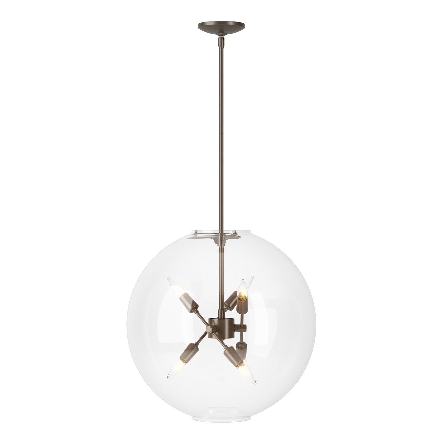 Hubbardton Forge - 134410-SKT-MULT-05-ZM0497 - Six Light Pendant - Sfera - Bronze